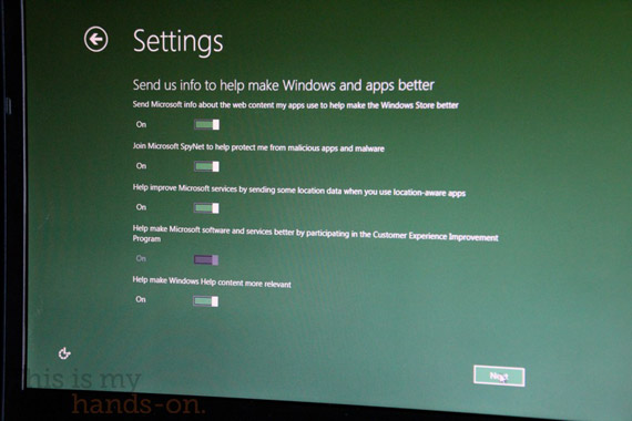 , Windows 8, Τρέχουν σε laptop και screenshots από την εγκατάσταση
