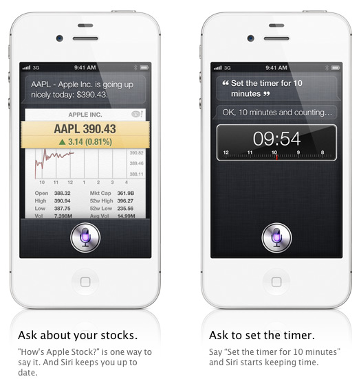, iPhone 4S Siri προσωπικός βοηθός, Τον ρωτάτε και σας απαντάει