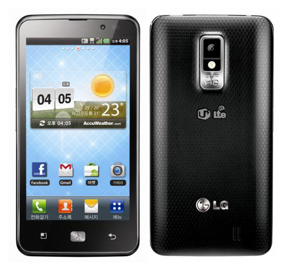 , LG Optimus LTE, Τούμπανο με οθόνη 4.5 ίντσες True HD IPS