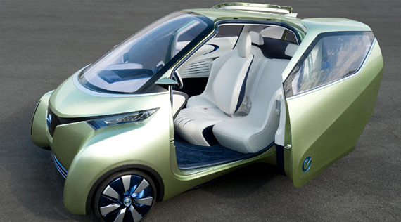 , Nissan Pivo 3 concept, Ηλεκτρικό τριθέσιο αυτοκίνητο