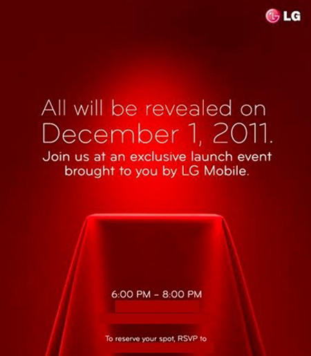, LG Nitro HD P930, Αναμένεται επίσημα σε event την 1η Δεκεμβρίου