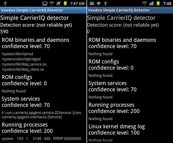 , Carrier IQ detector, Δωρεάν εφαρμογή για να ελέγξετε το Android κινητό σας