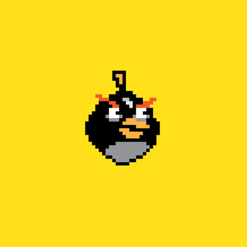 , Angry Birds Pixel Art, Πως θα ήταν οι χαρακτήρες αν παρουσιάζονταν το 1980;