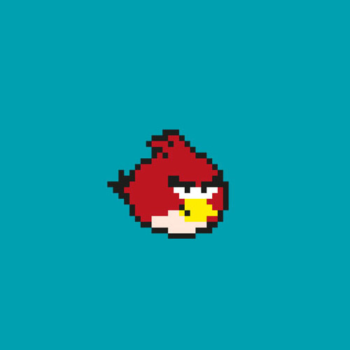 , Angry Birds Pixel Art, Πως θα ήταν οι χαρακτήρες αν παρουσιάζονταν το 1980;