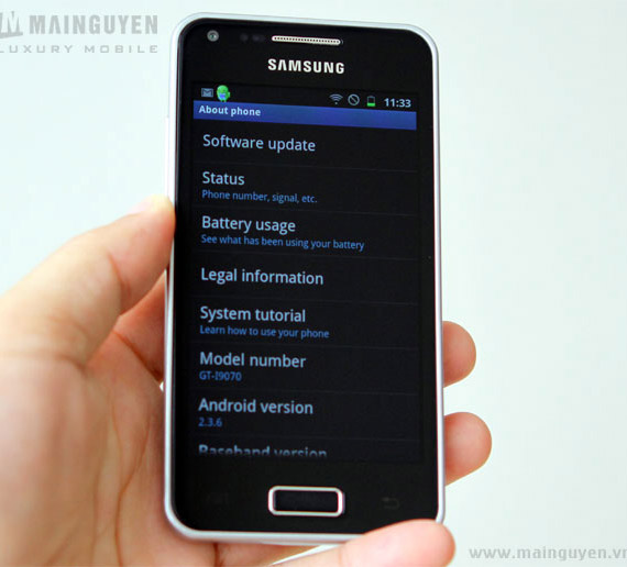 , Samsung Galaxy S Advance, Φωτογραφίες hands-on