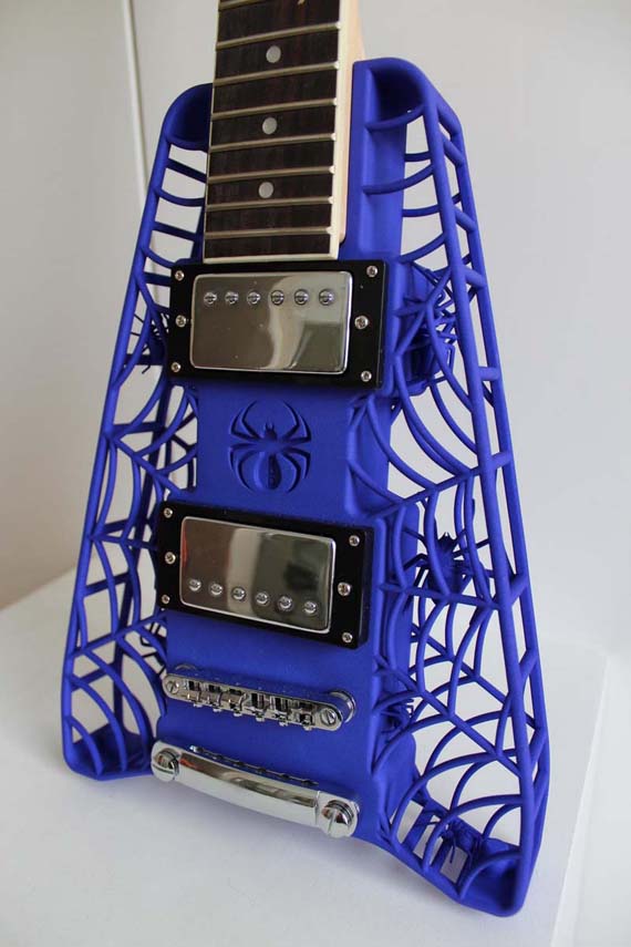 , Olaf Diegel 3D Scarab &#038; Spider, Ηλεκτρικές κιθάρες με τρισδιάστατα prints