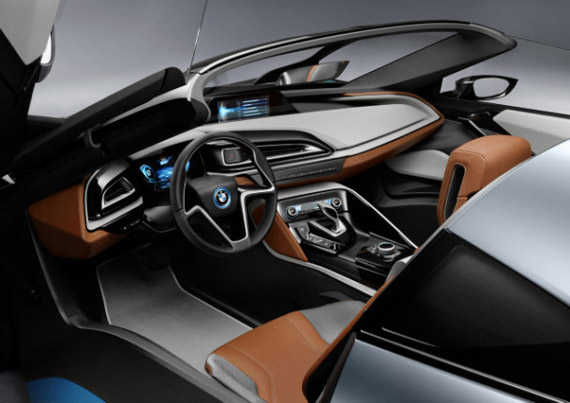 , BMW i8 Concept Spyder, Ένα τετράτροχο cabrio γλυπτό στους δρόμους