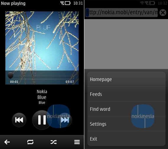 , Nokia Carla, Screenshots από την επόμενη μεγάλη αναβάθμιση