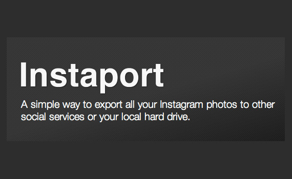 , Instaport.me, Κάνε backup τις φωτογραφίες σου και διέγραψε λογαριασμό σου