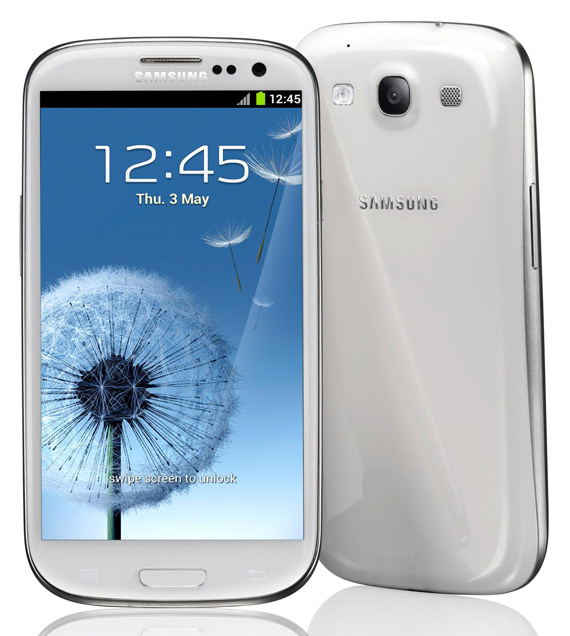 , Samsung Galaxy S III, Επίσημα με οθόνη 4.8 ίντσες Super AMOLED και S Voice