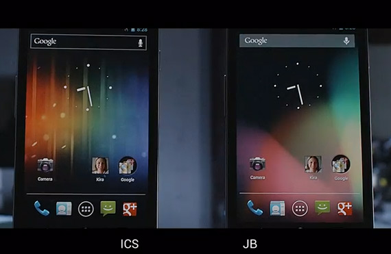, Android 4.1 Jelly bean vs. 4.0 Ice Cream Sandwich [video]