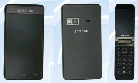 , Samsung GT-B9120, Με δύο οθόνες αφής Super AMOLED