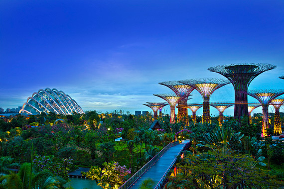 , Τεχνητά super δέντρα σε πάρκο της Σιγκαπούρης
