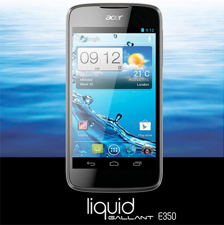 , Acer Liquid Gallant Solo, Προσιτό Android smartphone