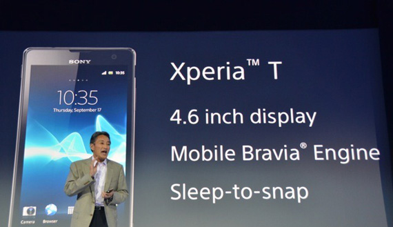, Sony Xperia T, Η νέα ναυαρχίδα των Ιαπώνων στην IFA