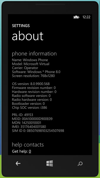 , Windows Phone 8, Δείτε πως θα είναι το νέο λειτουργικό σύστημα μέσα από τον emulator