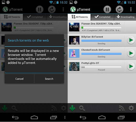 , μTorrent, Έρχεται στα Android κινητά για ατελείωτο downloading