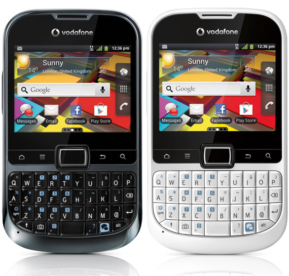 , Vodafone Smart Chat, Προσιτό Android smartphone με Full QWERTY πληκτρολόγιο