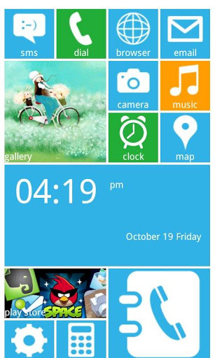 , Launcher WP8, Μετατρέψτε το Android smartphone σας σε Windows Phone 8