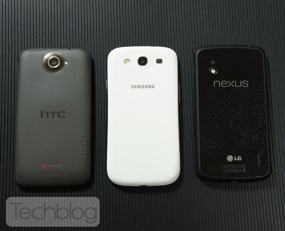 , Τιτανομαχία LG Nexus 4 vs HTC One X vs Samsung Galaxy S3