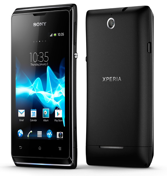 , Sony Xperia E, Με οθόνη 3.5 ίντσες και τεχνολογίες xLoud και HD Voice