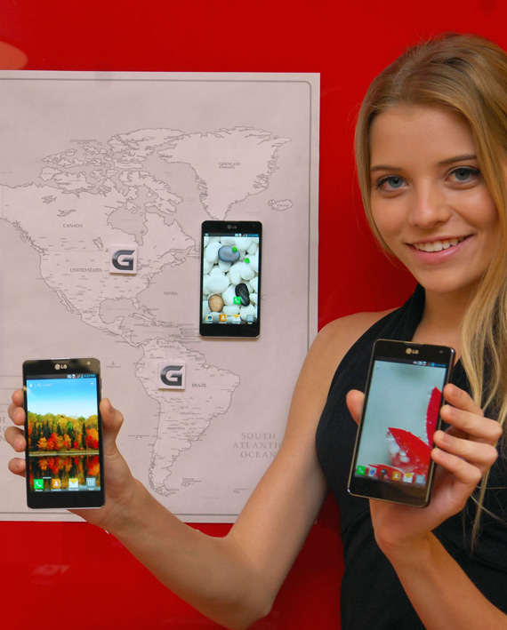 LG Optimus G, LG Optimus G, Συνεχίζει την καριέρα του σε 50 νέες χώρες