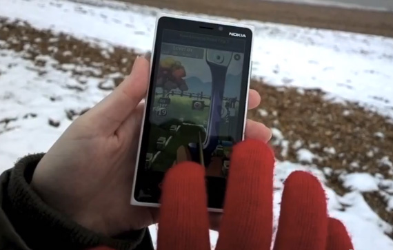nokia lumia 920, Nokia Lumia 920, Super sensitive touch με μάλινα γάντια [video]