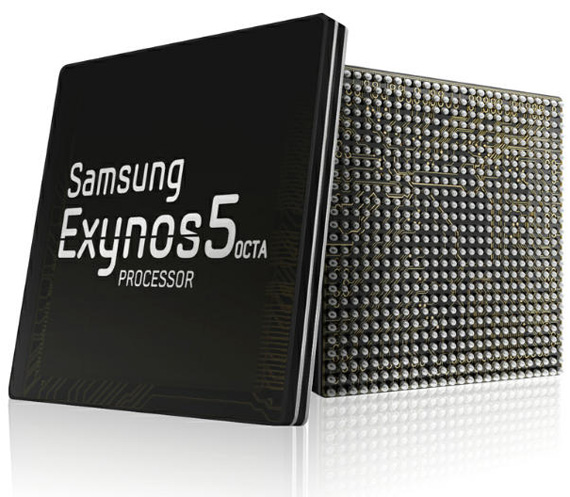 οκταπύρηνος επεξεργαστής, Ο οκταπύρηνος επεξεργαστής Samsung Exynos OCTA 5 ποζάρει