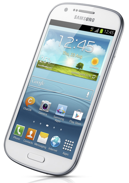 Samsung Galaxy Express, Samsung Galaxy Express 4G, Με οθόνη 4.5 ιντσών 800&#215;480 pixels Super AMOLED Plus
