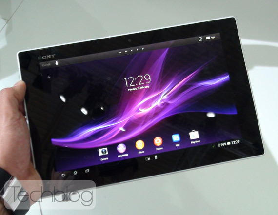 Sony Xperia Tablet Z MWC 2013, Sony Xperia Tablet Z πρώτη επαφή hands-on (MWC 2013)