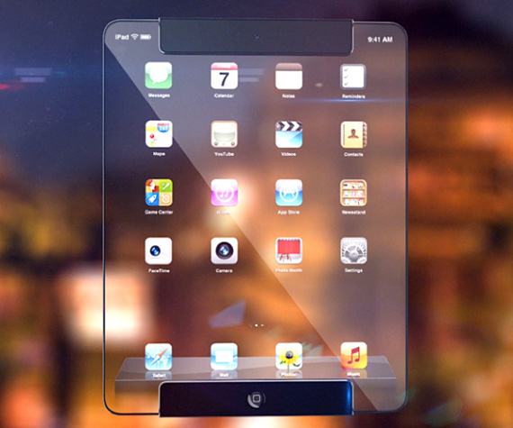 Διαφανές iPad Concept, Διαφανές iPad Concept