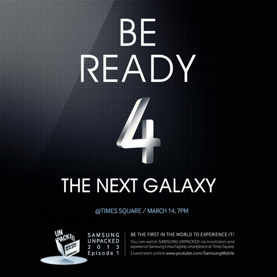 Samsung Galaxy S IV, Samsung Galaxy S IV, Το λανσάρισμα στην Times Square