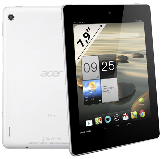 ACER A1-810 tablet, ACER A1-810, Android tablet με οθόνη 7.9&#8243; και quad-core της MediaTek