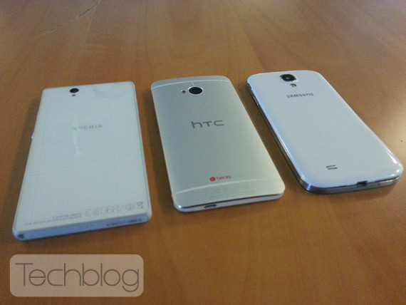 , Show-off: Samsung Galaxy S 4 &#8211; HTC One &#8211; Sony Xperia Z