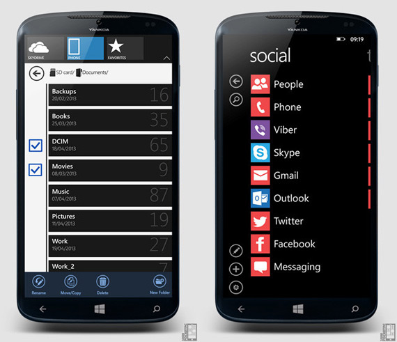 Windows Phone 8.1 concept UI, Windows Phone 8.1 concept UI