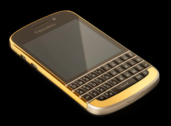 BlackBerry Q10 Gold, BlackBerry Q10 από χρυσάφι