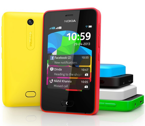 Nokia Asha 501, Nokia Asha 501, Full-touch με swipe-based UI