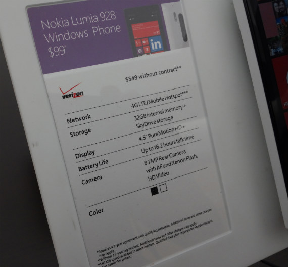 Nokia Lumia 928, Nokia Lumia 928 φωτογραφίες hands-on [updated]