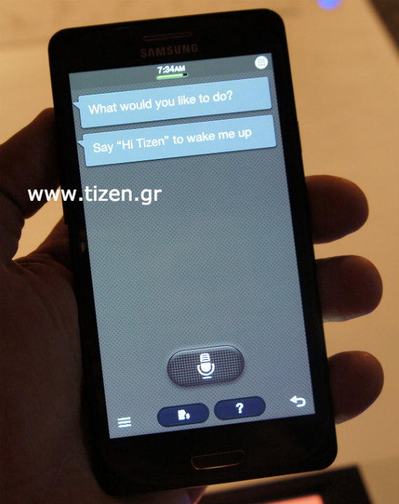 Samsung GT-I8800 Redwood, Samsung GT-I8800 Redwood, Tizen smartphone με S-Voice