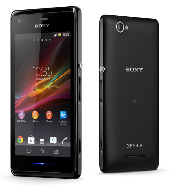 Sony Xperia M, Sony Xperia M, Με οθόνη 4 ιντσών και διπύρηνο επεξεργαστή