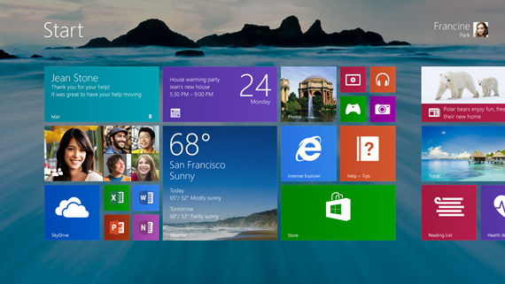 Windows 8.1 Blue preview video, Windows 8.1 Blue [preview video]