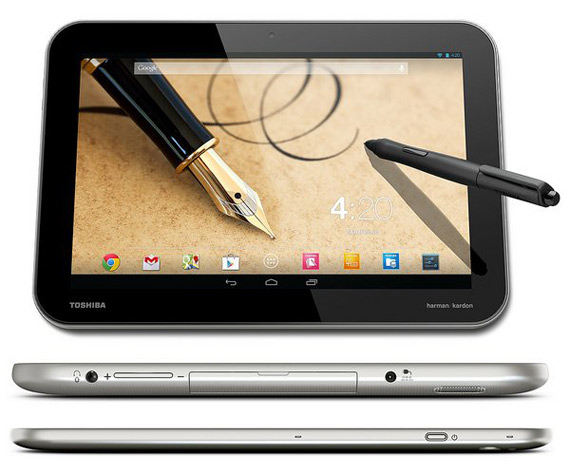 Toshiba Excite Write, Toshiba Excite Write, Το πρώτο της tablet με τον NVIDIA Tegra 4
