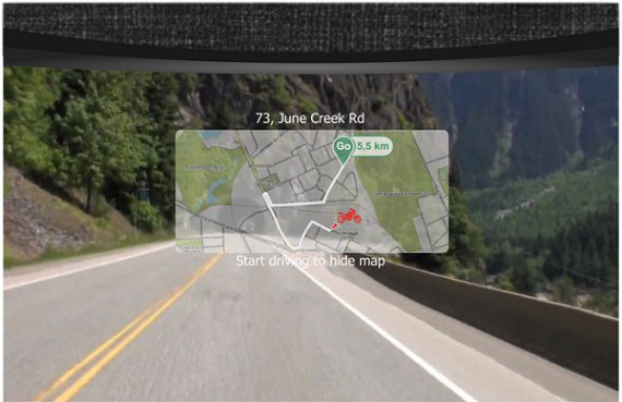 LiveMap moto helmet, LiveMap, Κράνος μηχανής με &#8220;Google Glass&#8221;! [video]