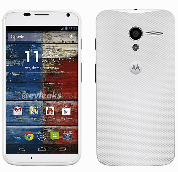Motorola Moto X, Motorola Moto X, Ανεβασμένα specs για την κάμερα