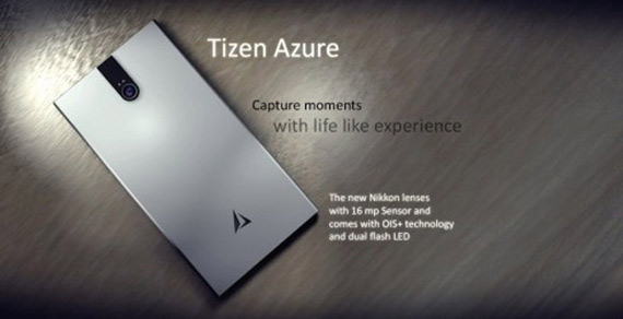 Tizen Azure concept smartphone, Tizen Azure, Ένα concept smartphone με Tizen OS