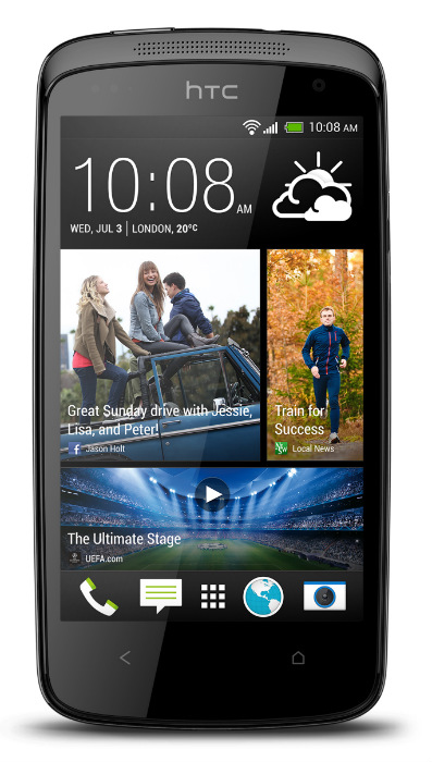 HTC Desire 500, HTC Desire 500, Για την Ταϊβάν με οθόνη 4.3 ίντσες και quad-core