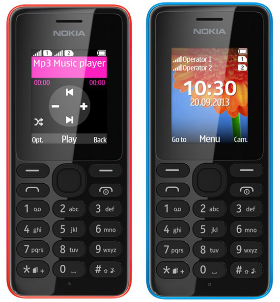 Νokia 108, Νokia 108 και Nokia 108 Dual SIM