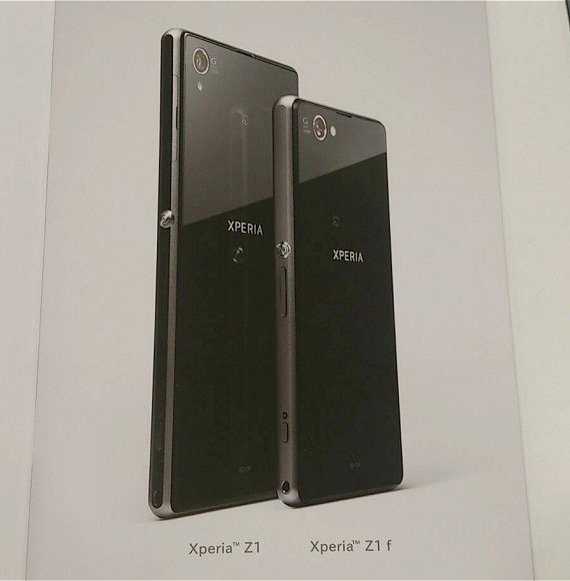 Sony Xperia Z1 f, Sony Xperia Z1 f λέγε με και Z1 mini, Ανεπίσημη-επίσημη εμφάνιση στην Ιαπωνία
