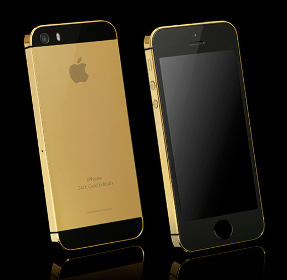 iPhone 5S Gold 24k, iPhone 5S ντυμένο με χρυσό 24ων καρατίων