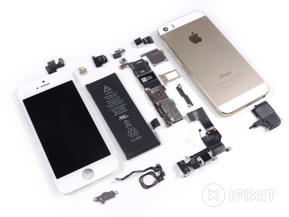 iPhone 5S teardown, iPhone 5S από μέσα και ο αισθητήρας Touch ID [teardown]